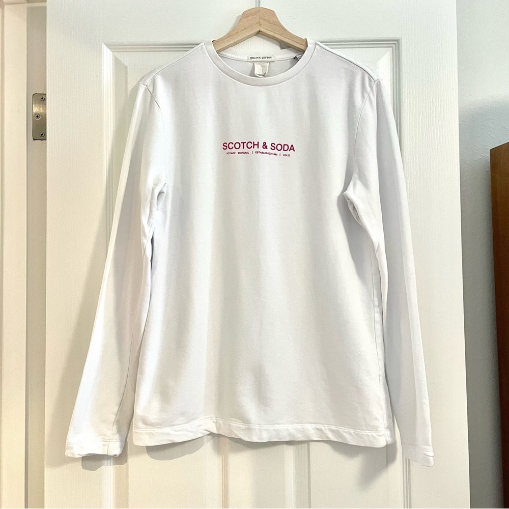 Scotch & Soda Long Sleeve Cotton Tee Shirt (size S)